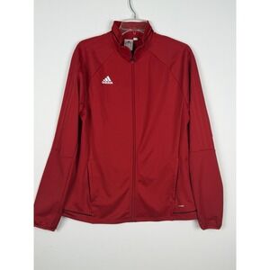 Adidas Jacket Adult‎ XL Red Tiro 17 Training Track Top Mens Climalite